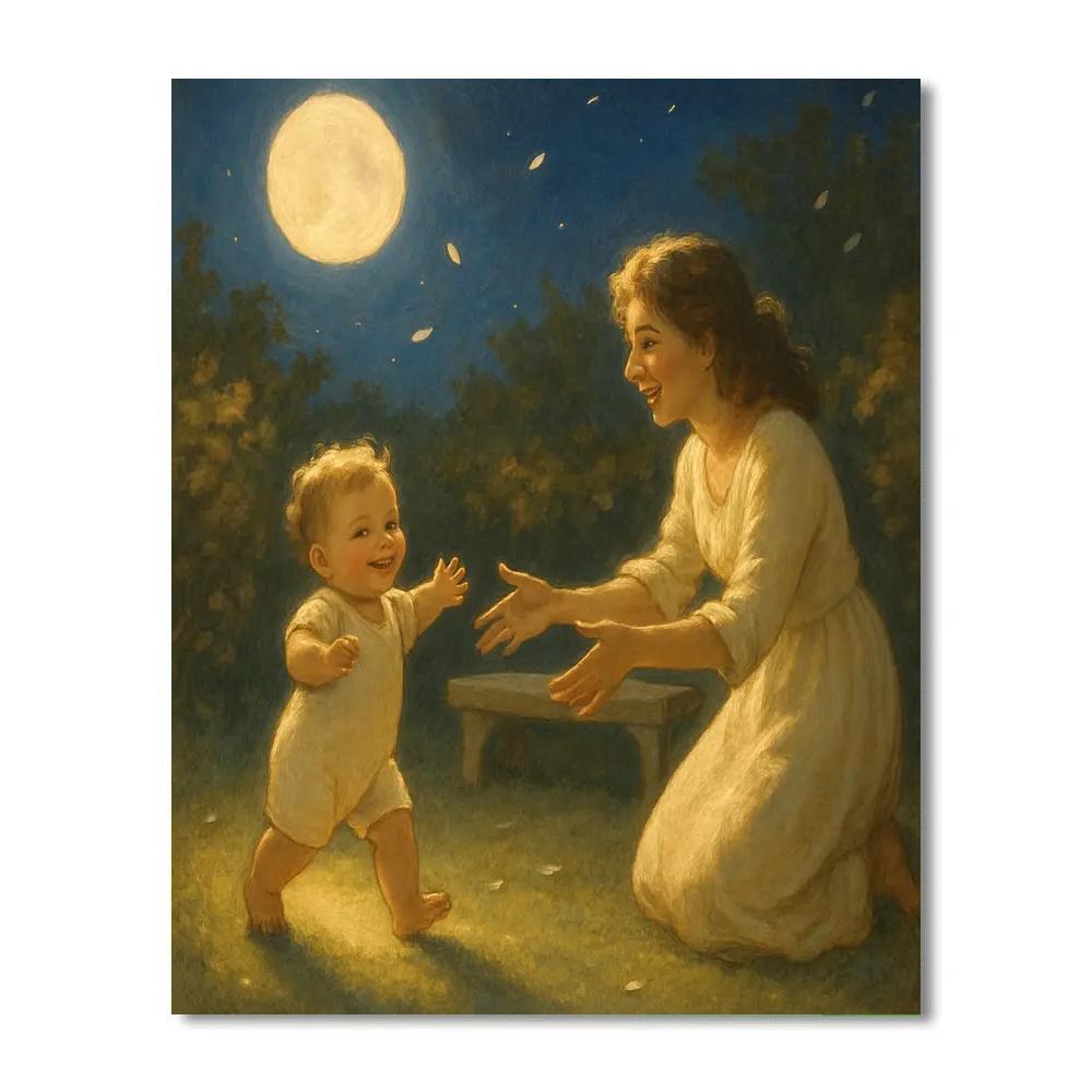 First Steps To The Moon DIY paint by numbers
