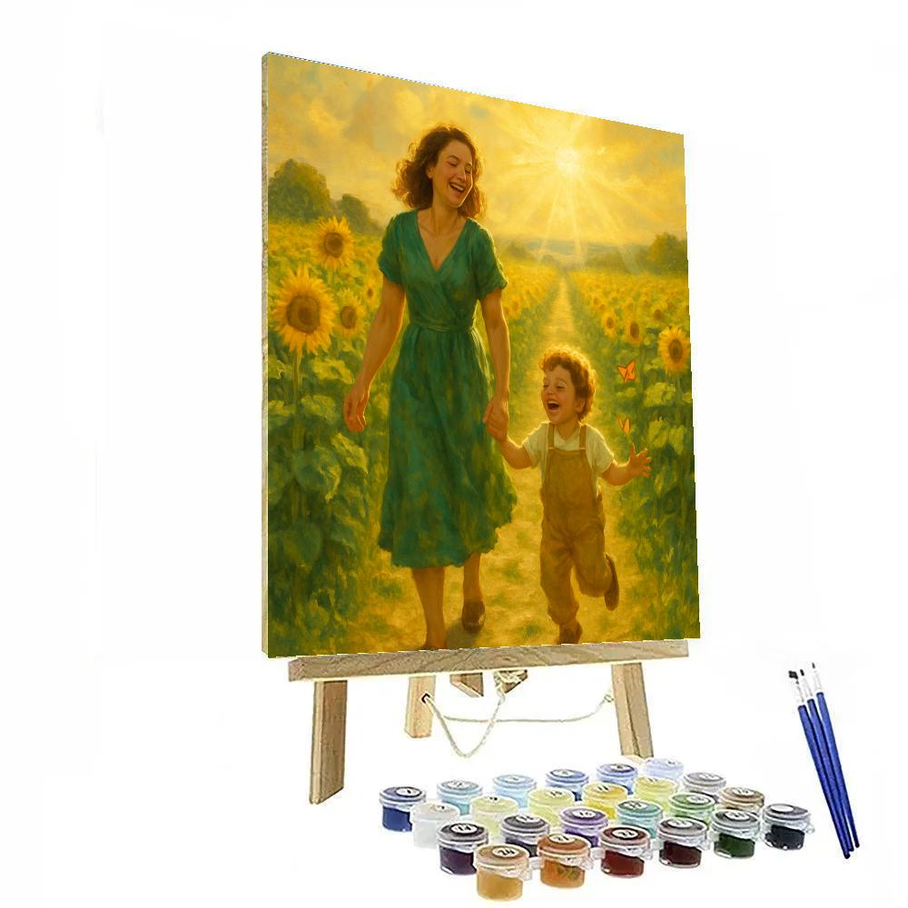 Sunflower Field Promise Paint by numbers kits