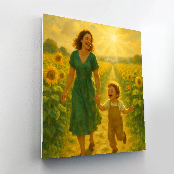 Sunflower Field Promise Paint by numbers kits
