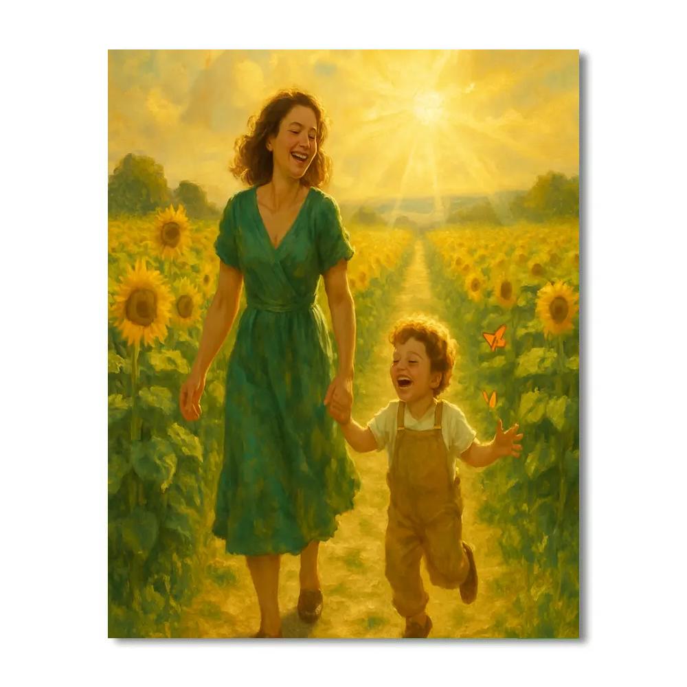 Sunflower Field Promise Paint by numbers kits
