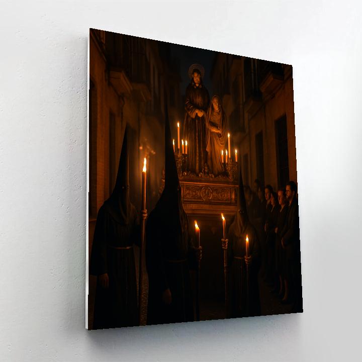 Semana Santa Holy Week Procession Paint by numbers art