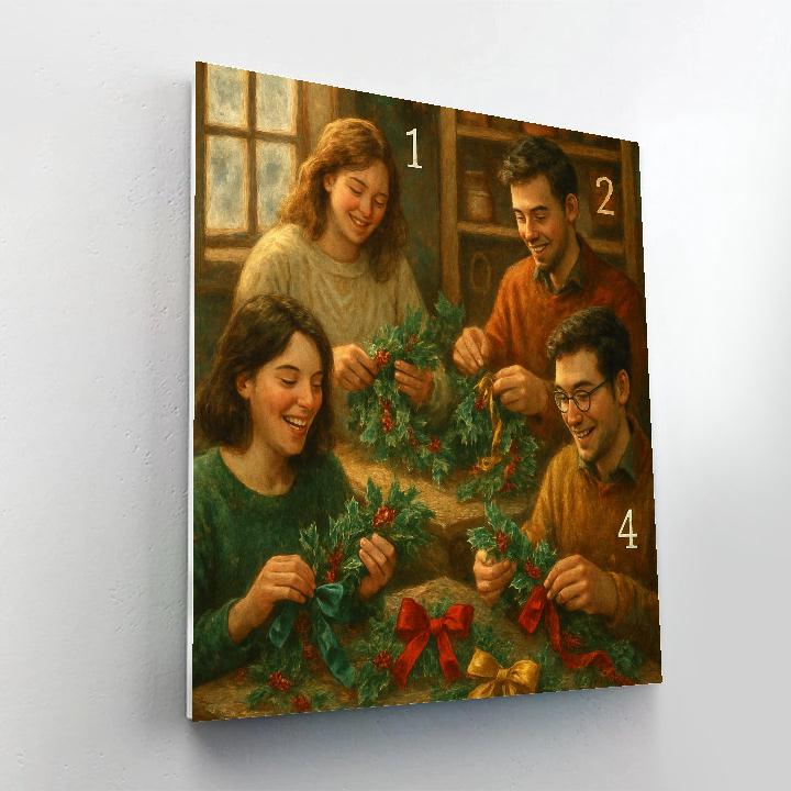 Wreath-Makers paint by number