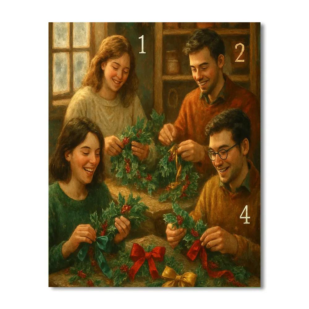 Wreath-Makers paint by number