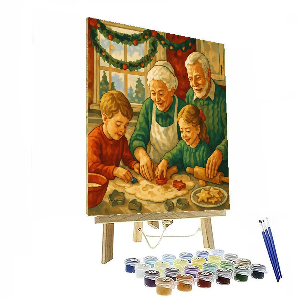 Cookies For The Stars paint by color