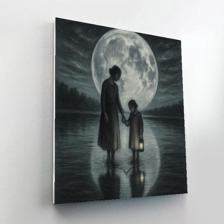 Midnight Moonwalk Memory DIY paint by numbers