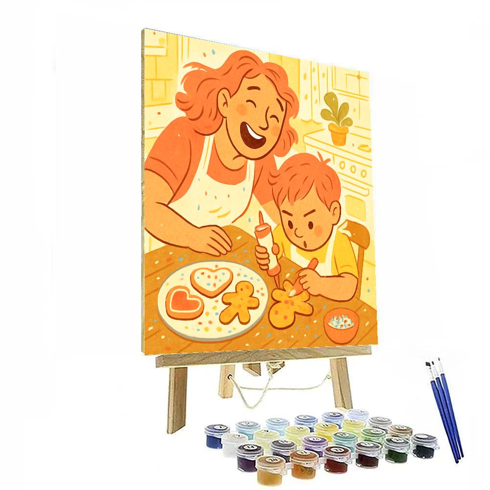 Baking With Cosmic Sprinkles DIY paint by numbers