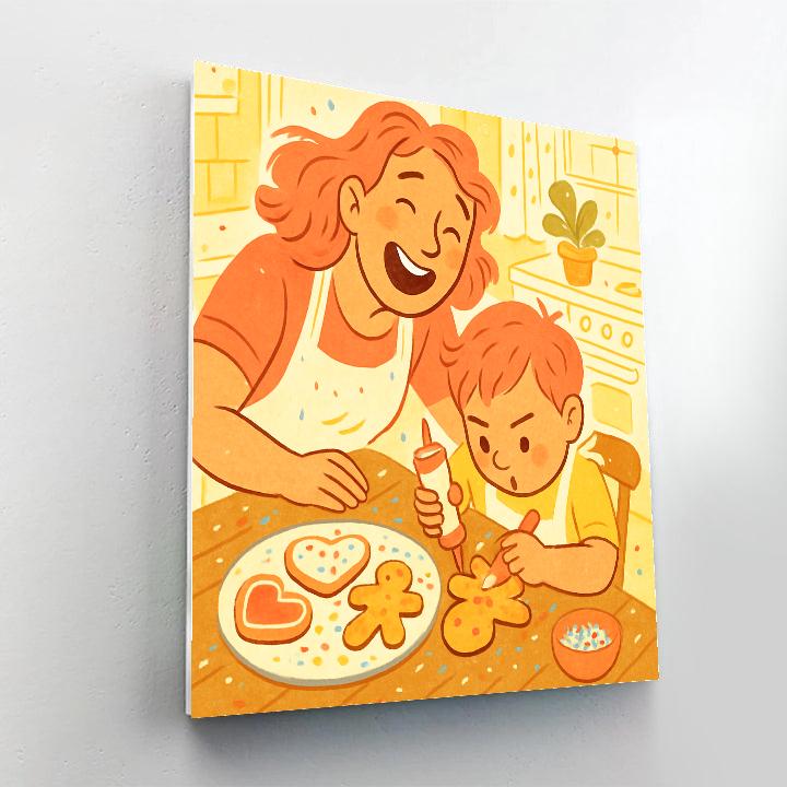 Baking With Cosmic Sprinkles DIY paint by numbers