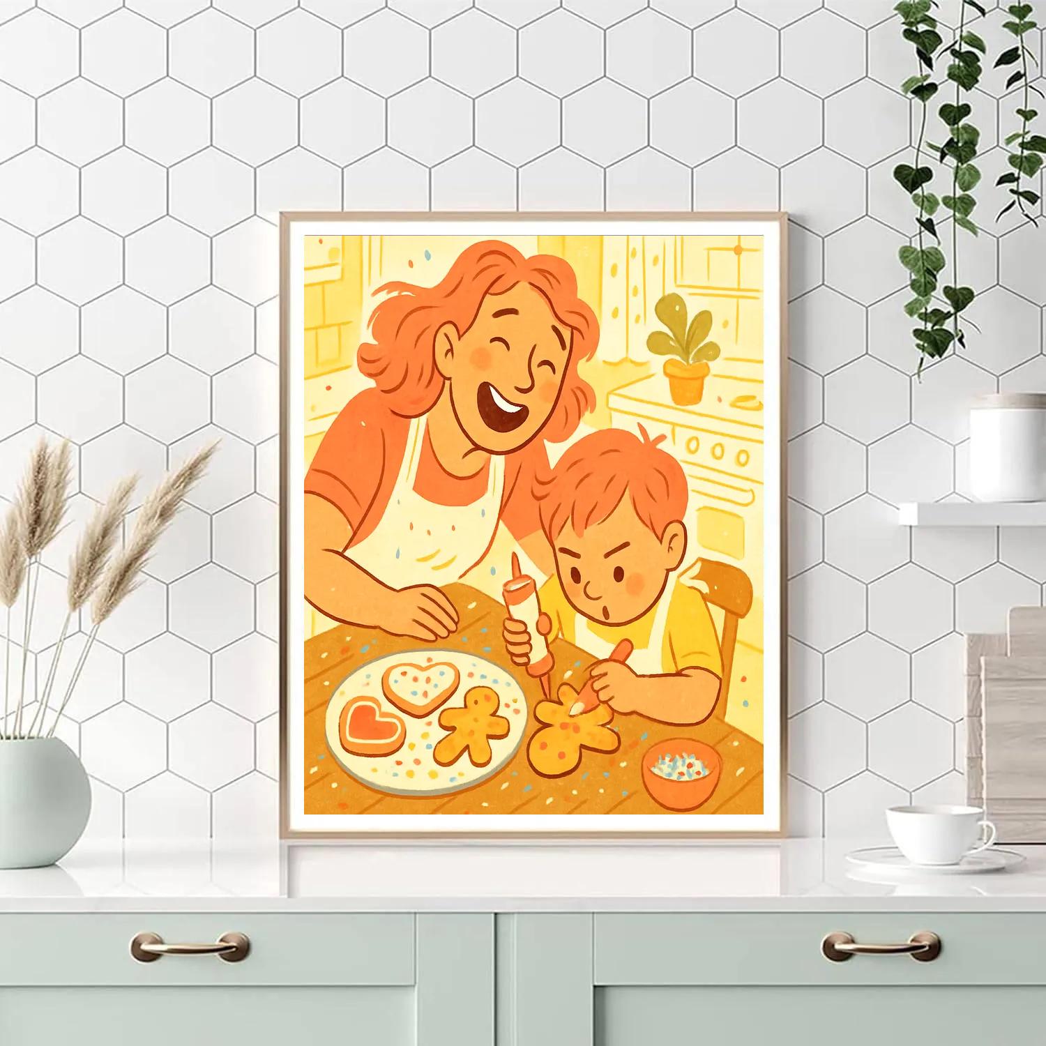 Baking With Cosmic Sprinkles DIY paint by numbers