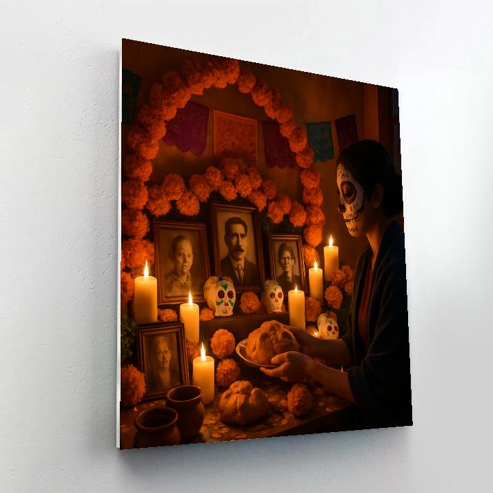 Día De Muertos Ofrenda DIY paint by numbers