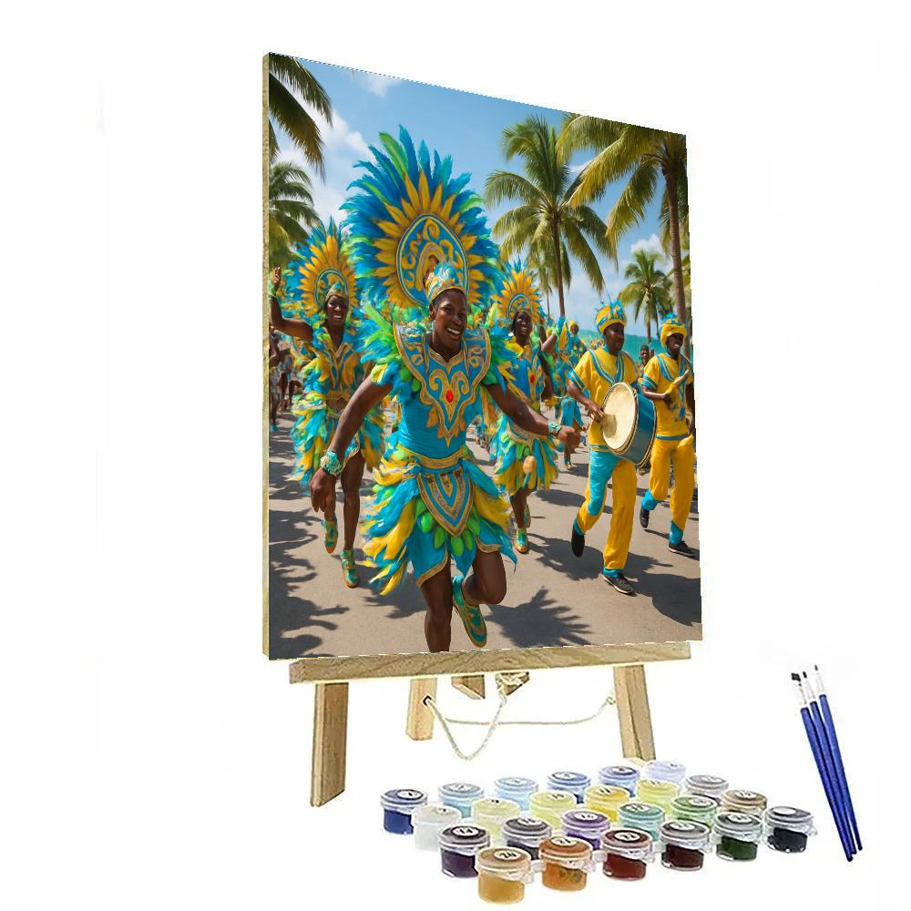 Junkanoo Festival Street Parade Numbered painting kits