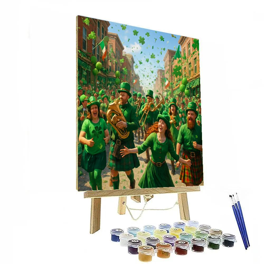 St. Patricks Day Parade Painting by numbers kit