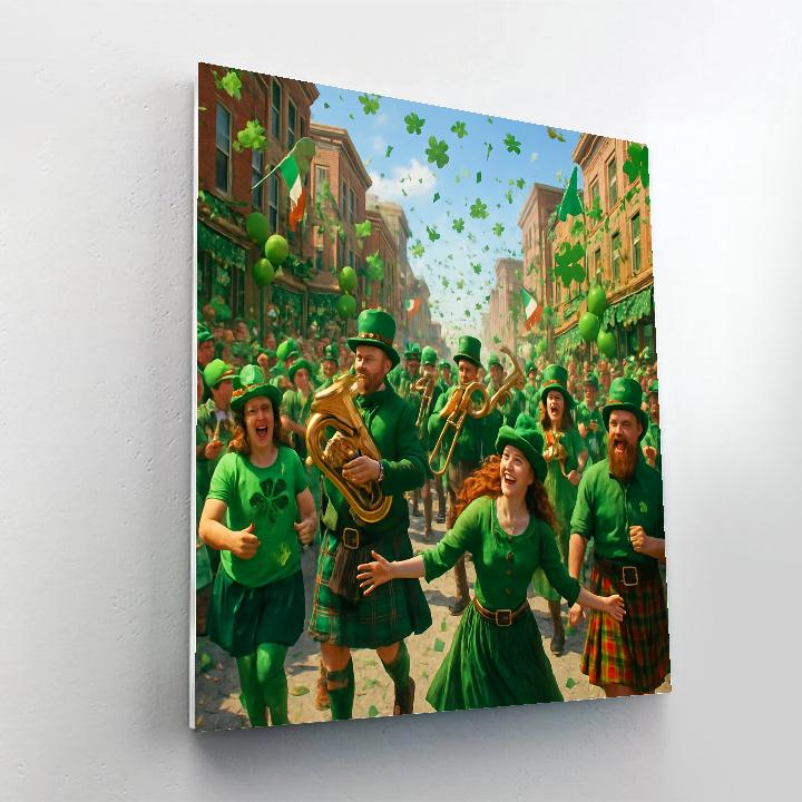 St. Patricks Day Parade Painting by numbers kit
