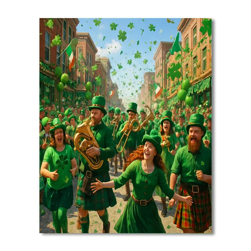 St. Patricks Day Parade Painting by numbers kit