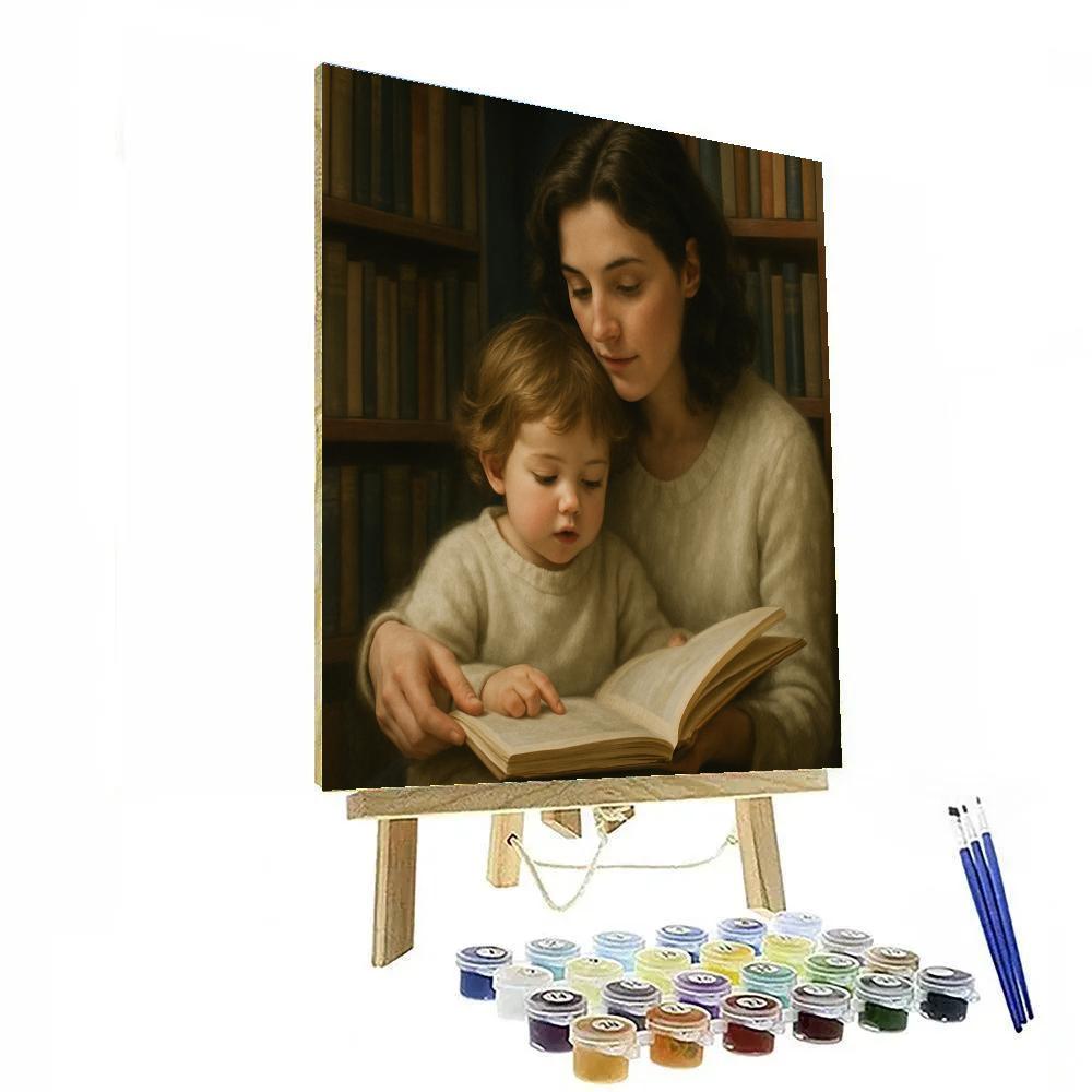 Quiet Library Corner Bond Number painting