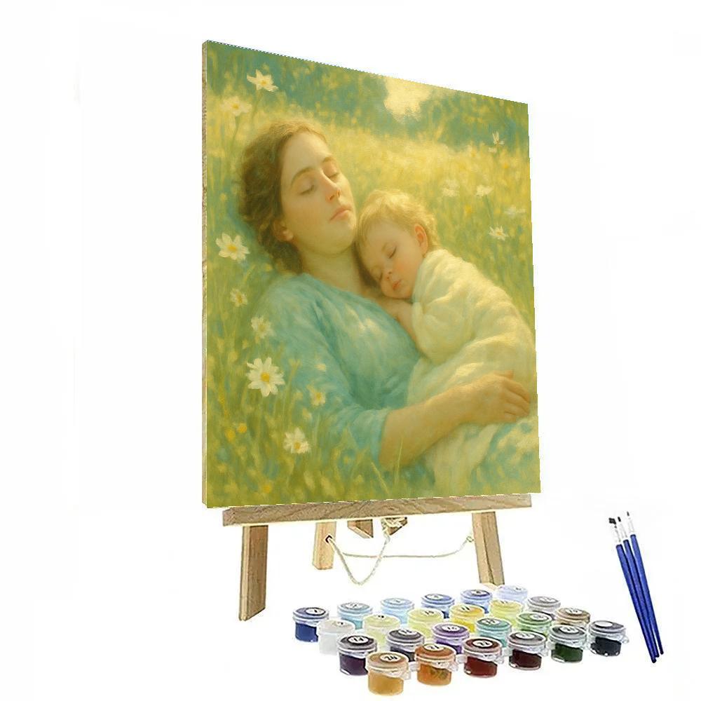 Midday Meadow Nap paint by number