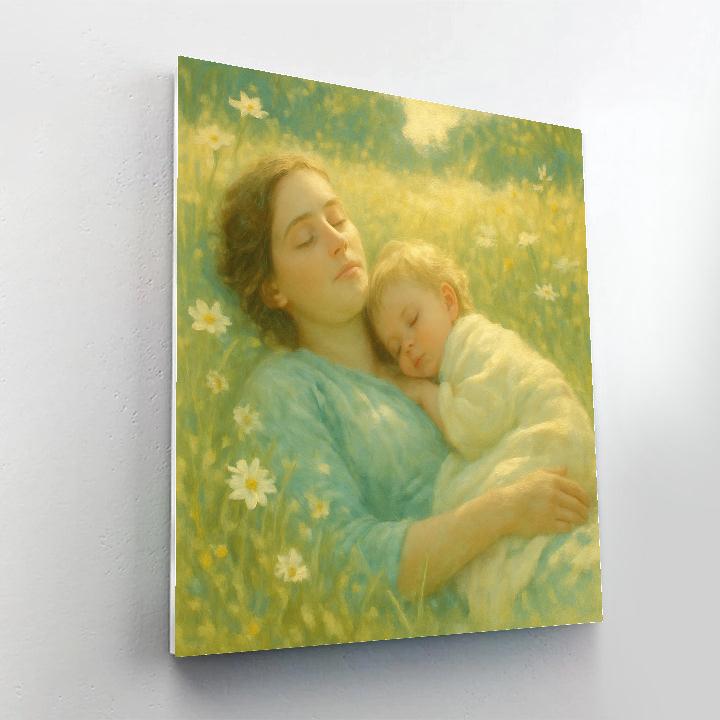 Midday Meadow Nap paint by number