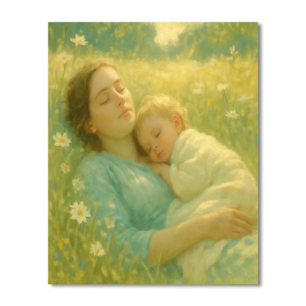 Midday Meadow Nap paint by number