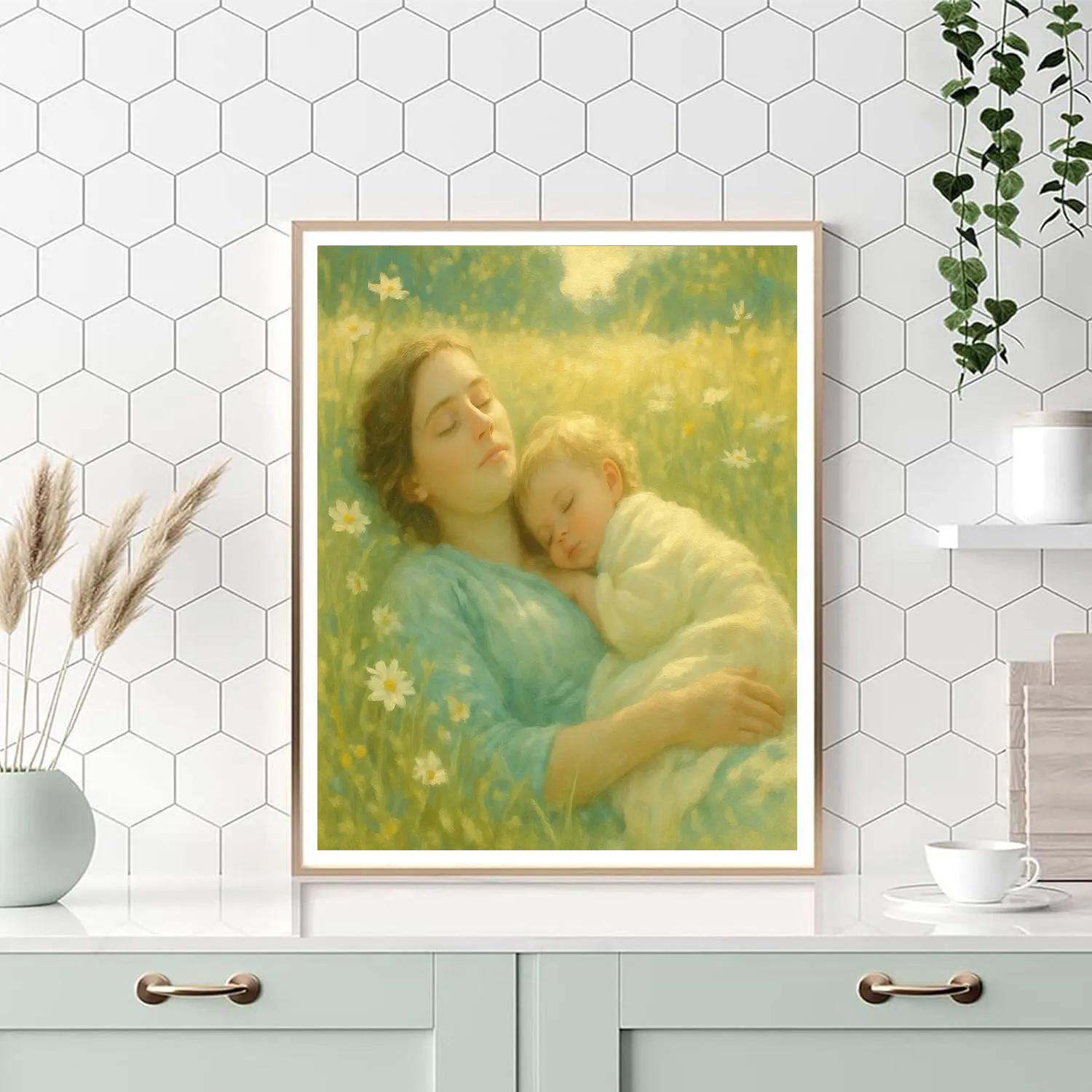 Midday Meadow Nap paint by number