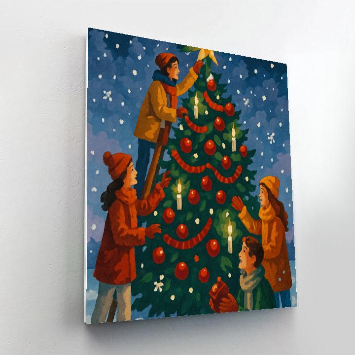Twilight Tree Trimmers paint by color