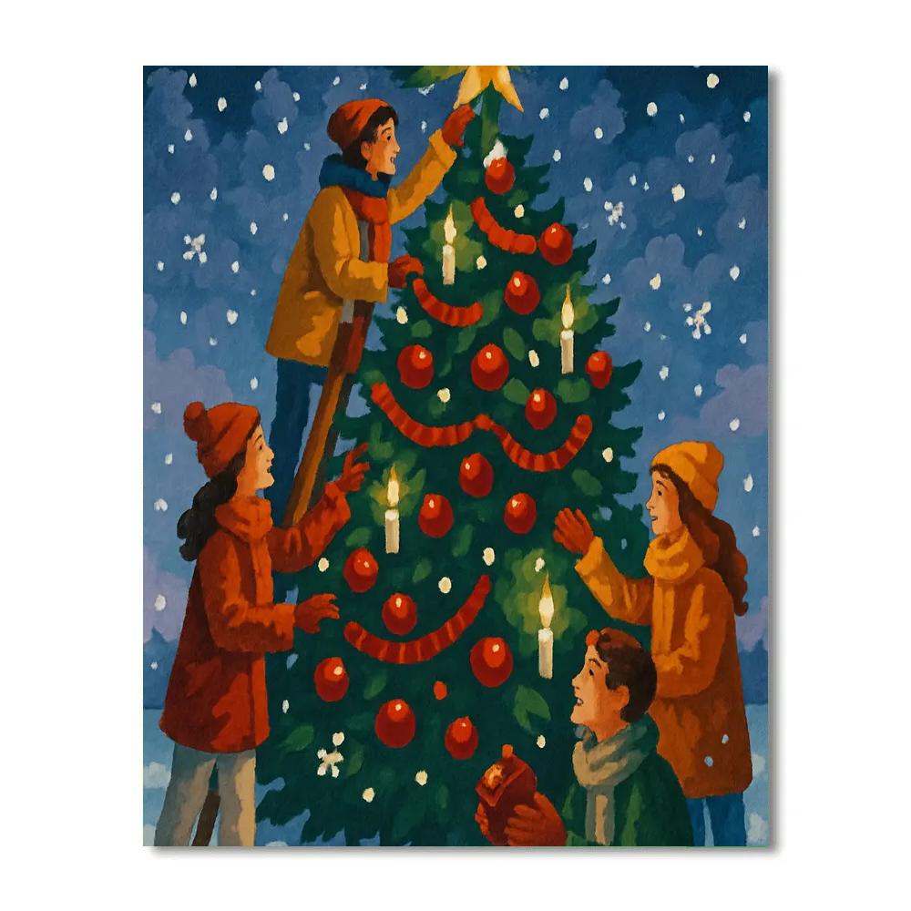Twilight Tree Trimmers paint by color