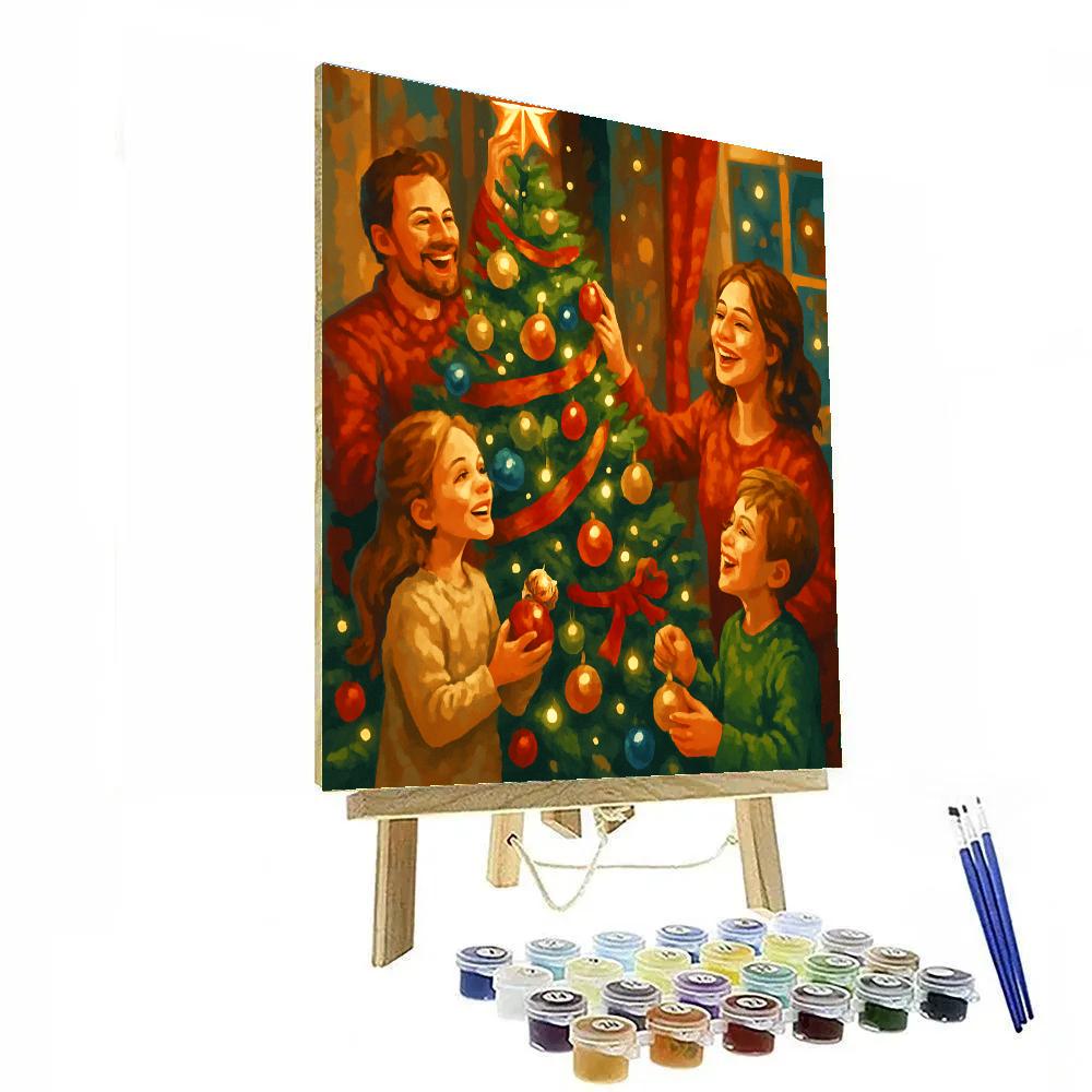 Joyful Gathering Number painting