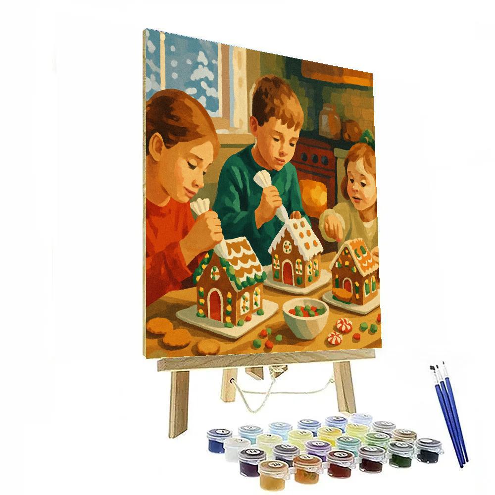 Gingerbread Delights Painting by numbers kit