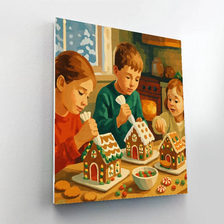 Gingerbread Delights Painting by numbers kit
