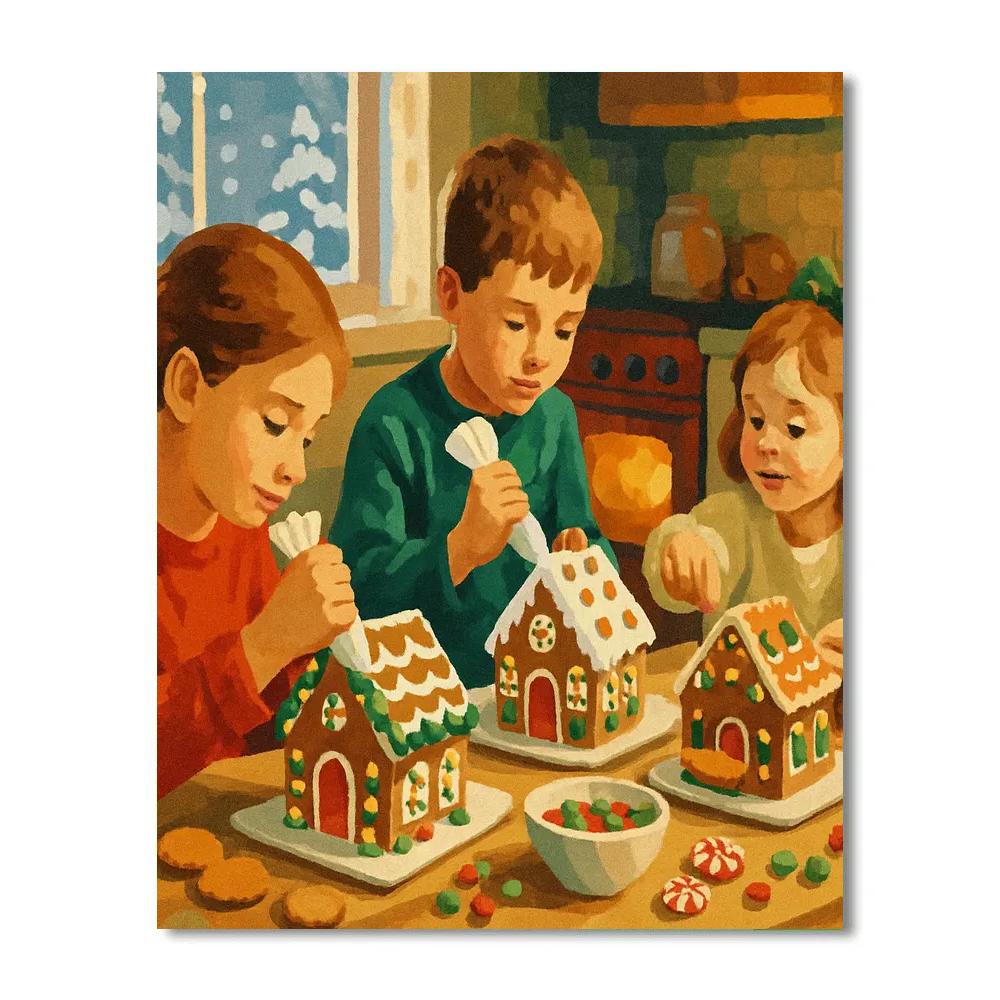 Gingerbread Delights Painting by numbers kit