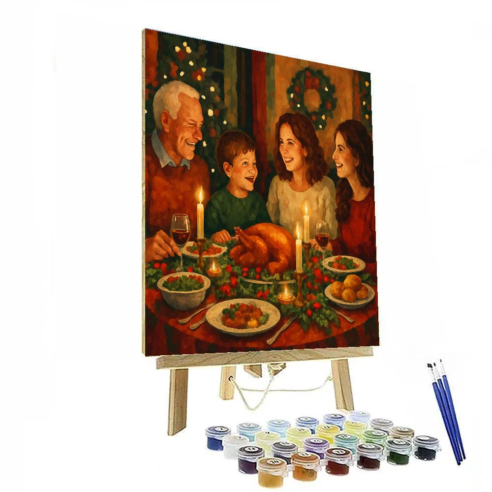 Festive Feast paint by color