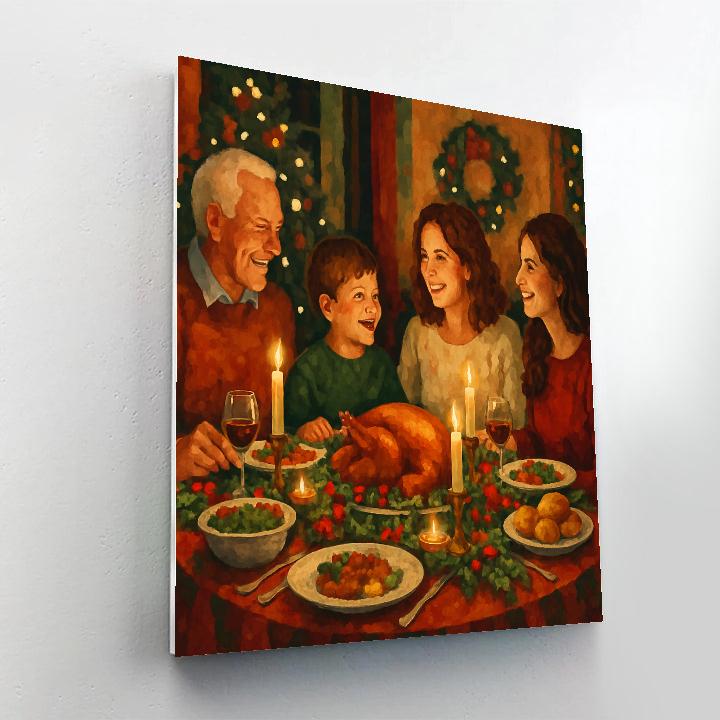 Festive Feast paint by color