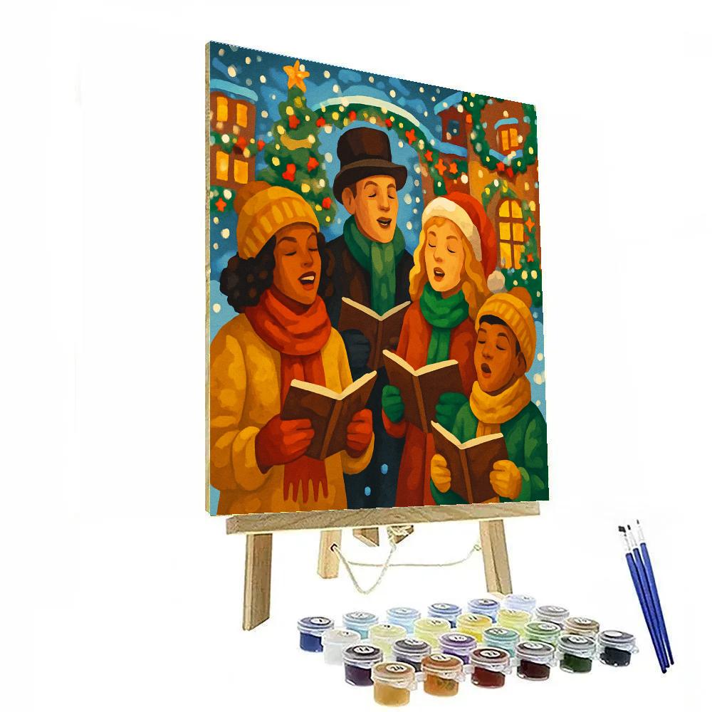 Holiday Choir Numbered painting kits