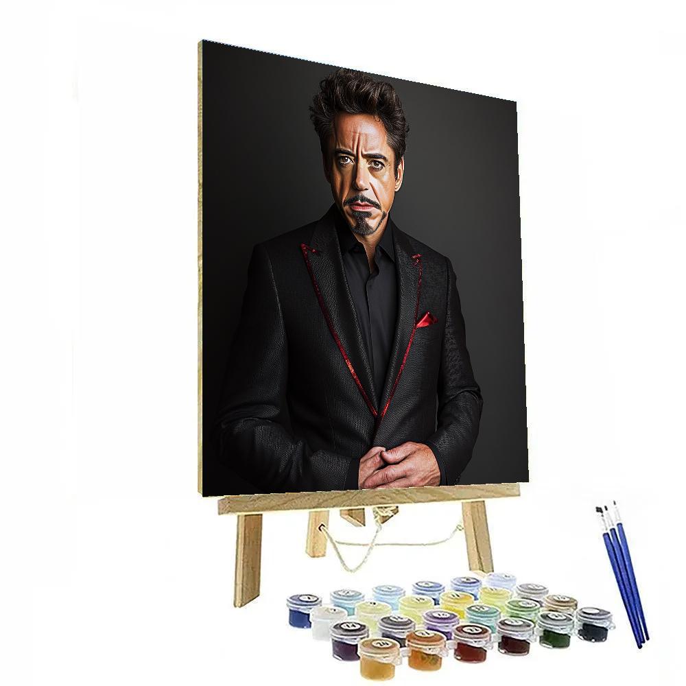 Robert Downey Jr: Forging The Iron Legacy paint by color