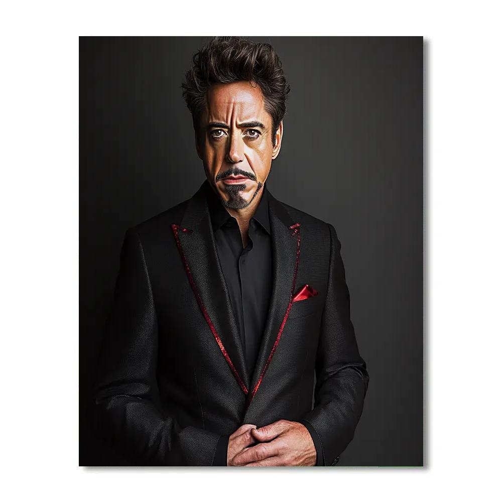 Robert Downey Jr: Forging The Iron Legacy paint by color