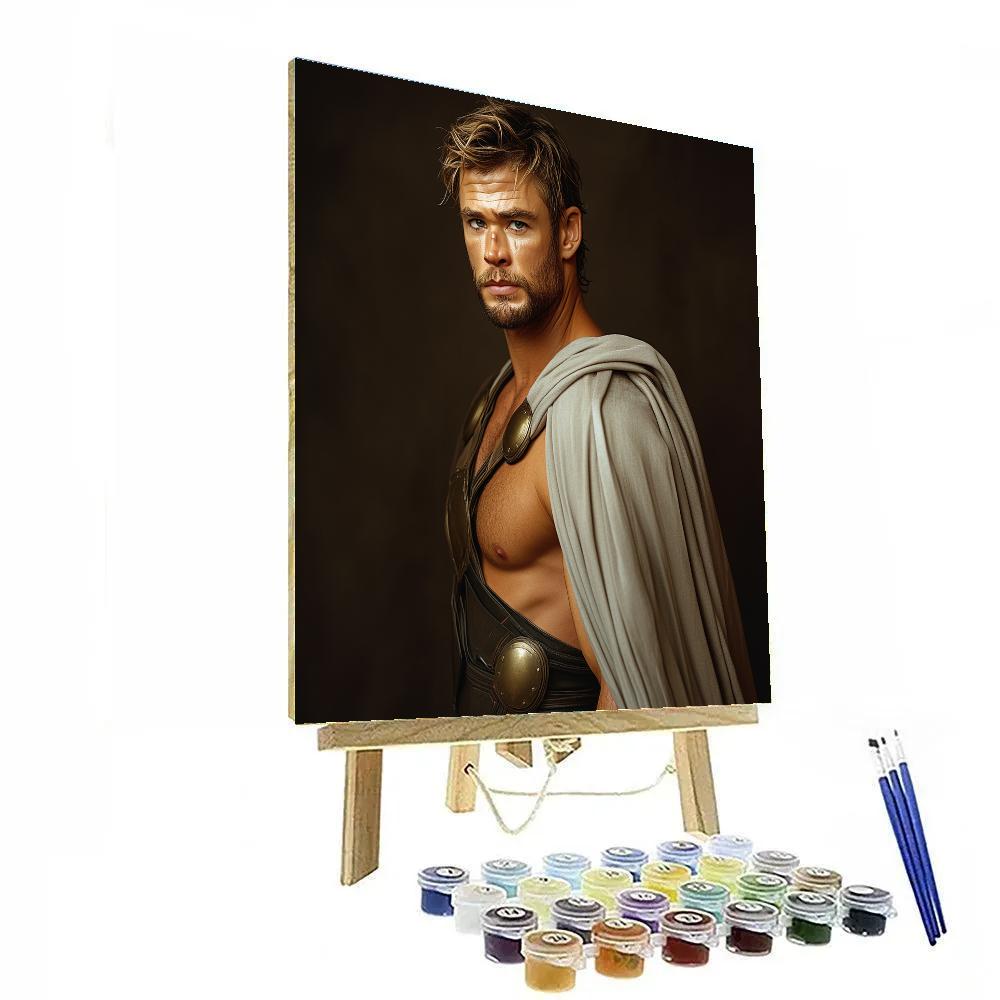 Chris Hemsworth: Thunder Across The Frame painting number kit