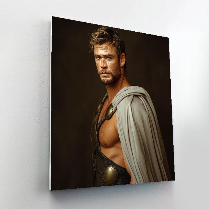 Chris Hemsworth: Thunder Across The Frame painting number kit