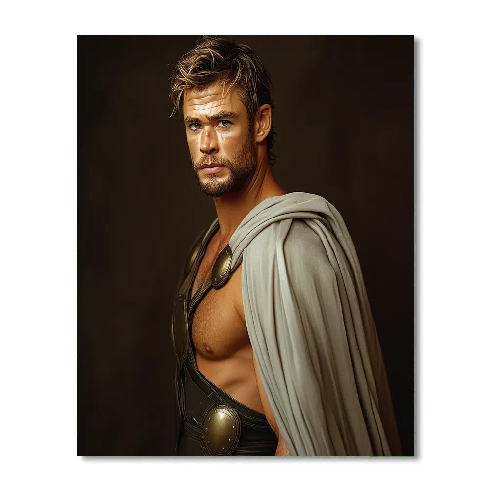 Chris Hemsworth: Thunder Across The Frame painting number kit