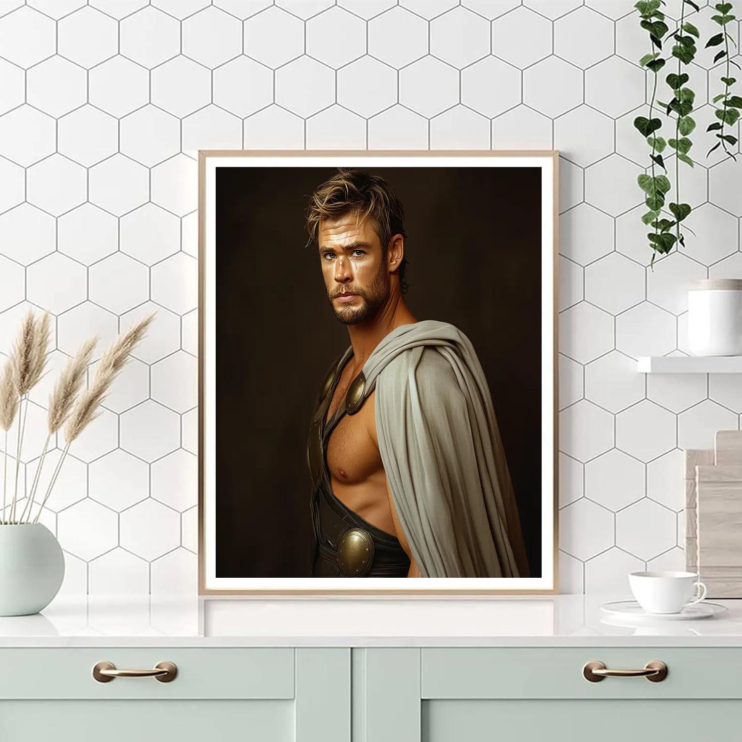 Chris Hemsworth: Thunder Across The Frame painting number kit