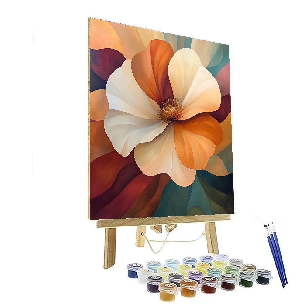 Georgia OKeeffe Inspired Desert Flowers paint by numbers
