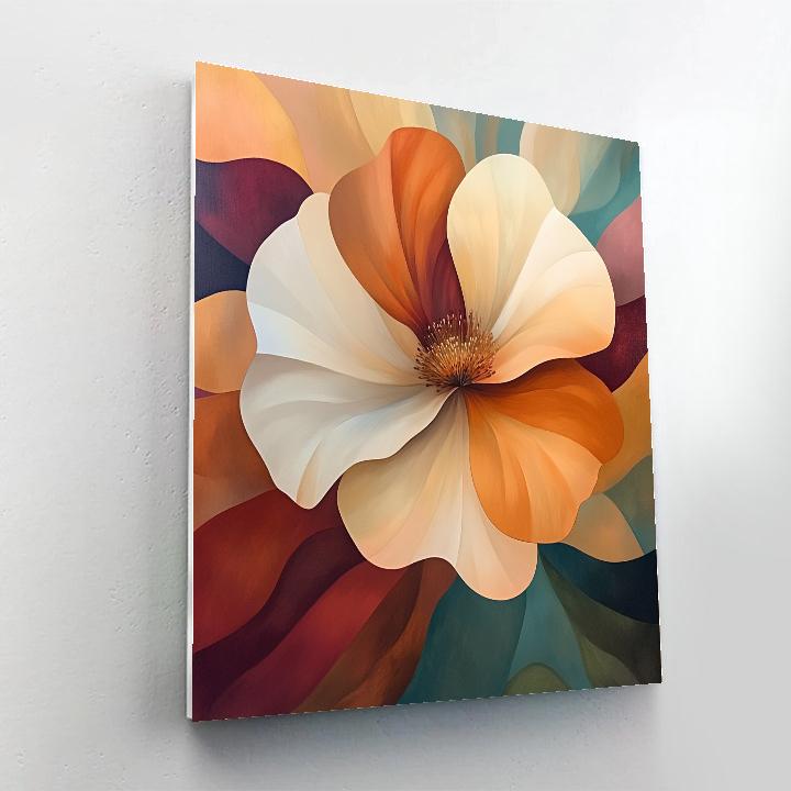 Georgia OKeeffe Inspired Desert Flowers paint by numbers