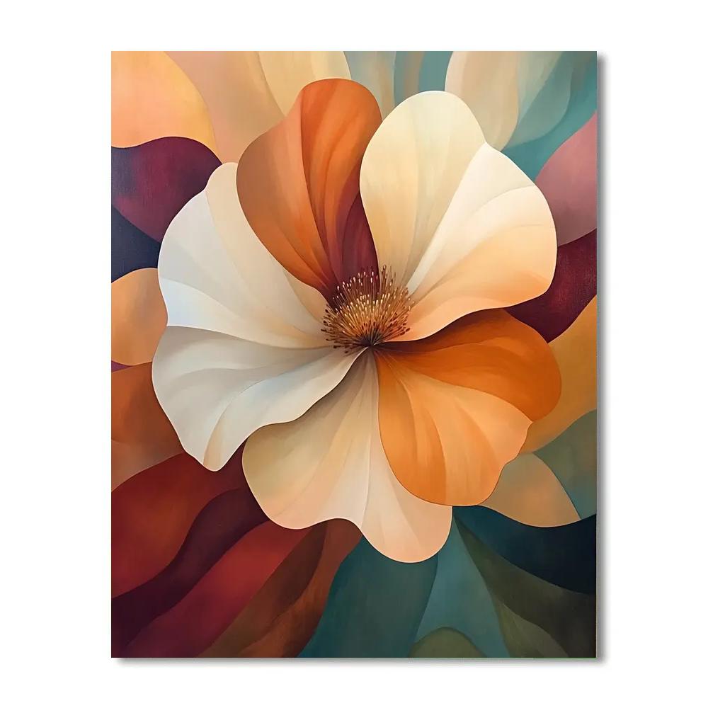 Georgia OKeeffe Inspired Desert Flowers paint by numbers
