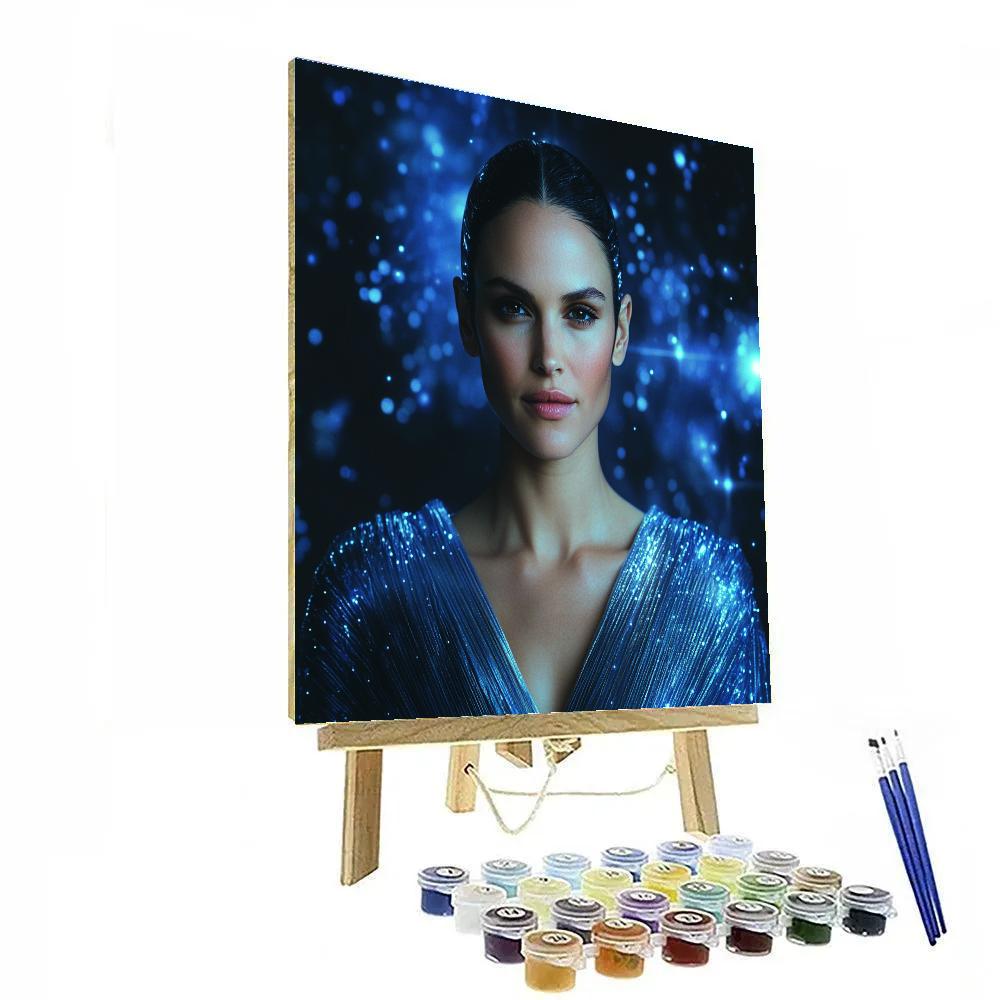 Natalie Portman: Cosmic Grace Of The Star Warrior paint by numbers