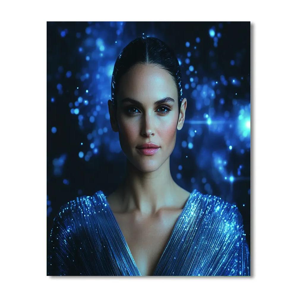 Natalie Portman: Cosmic Grace Of The Star Warrior paint by numbers