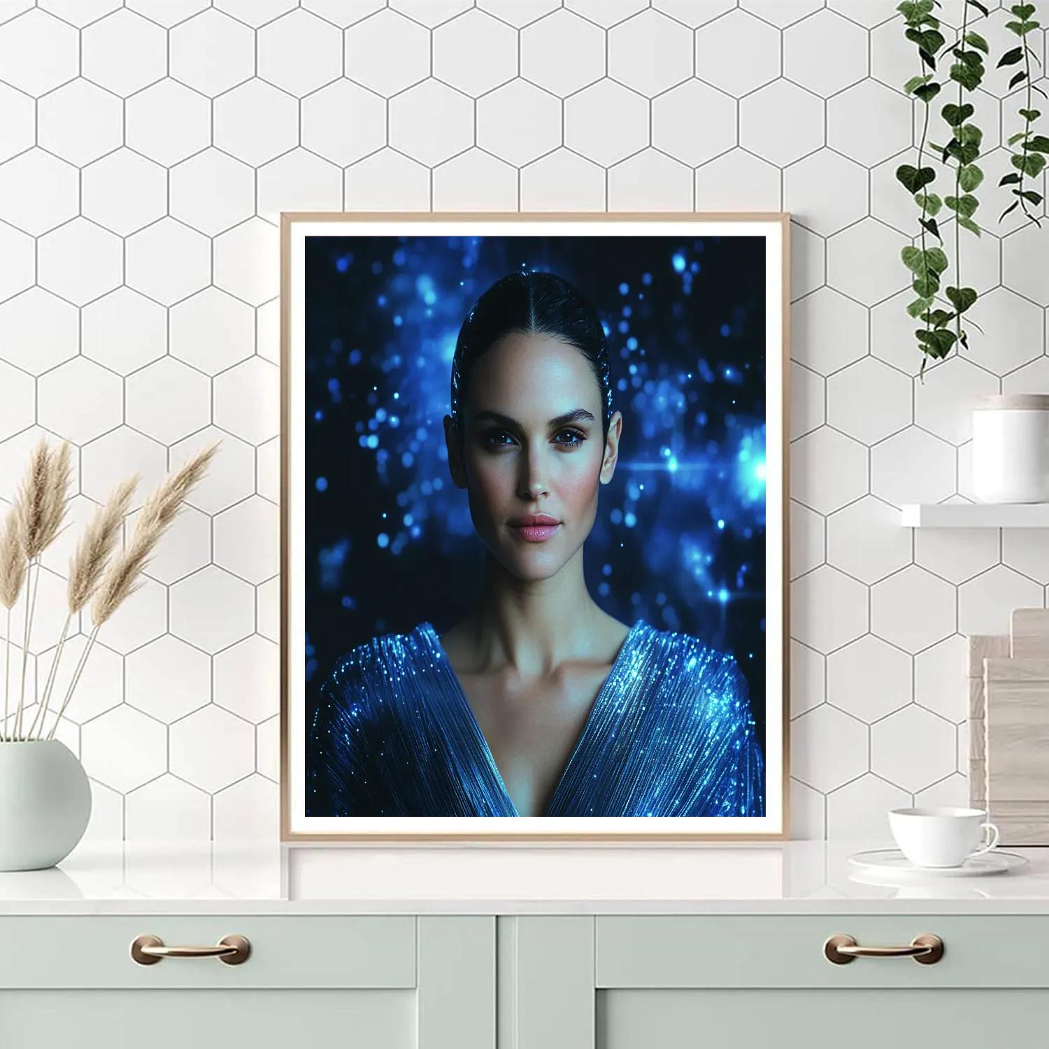 Natalie Portman: Cosmic Grace Of The Star Warrior paint by numbers