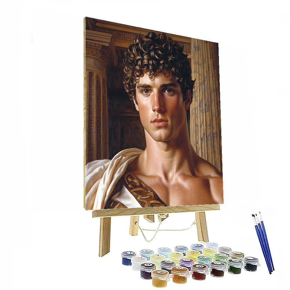 Michelangelo Inspired Heroic Athlete DIY paint by numbers