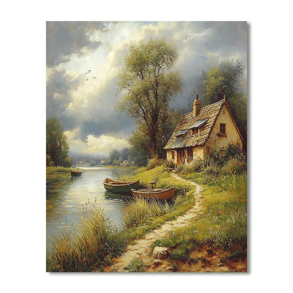 Seascape Inspired Constable Landscape paint by color