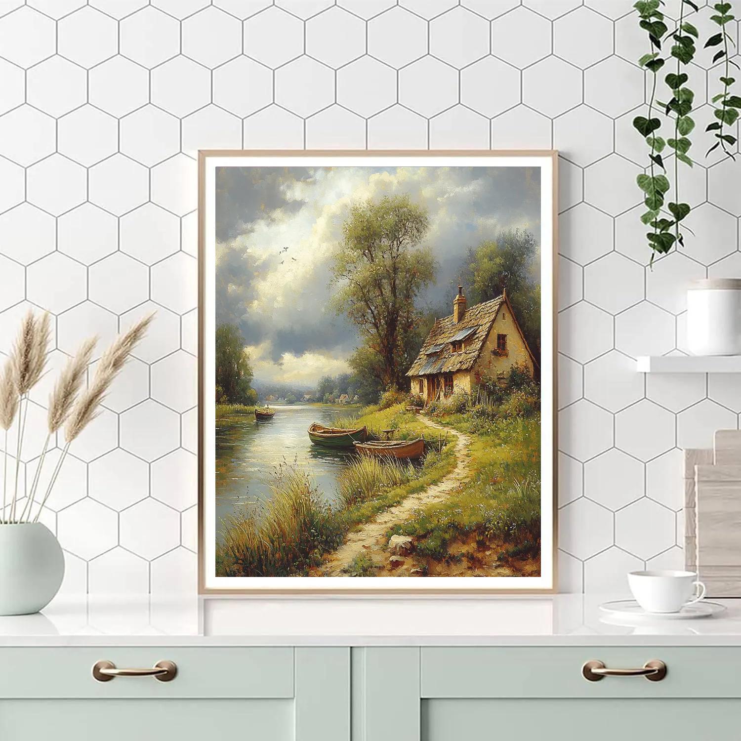 Seascape Inspired Constable Landscape paint by color