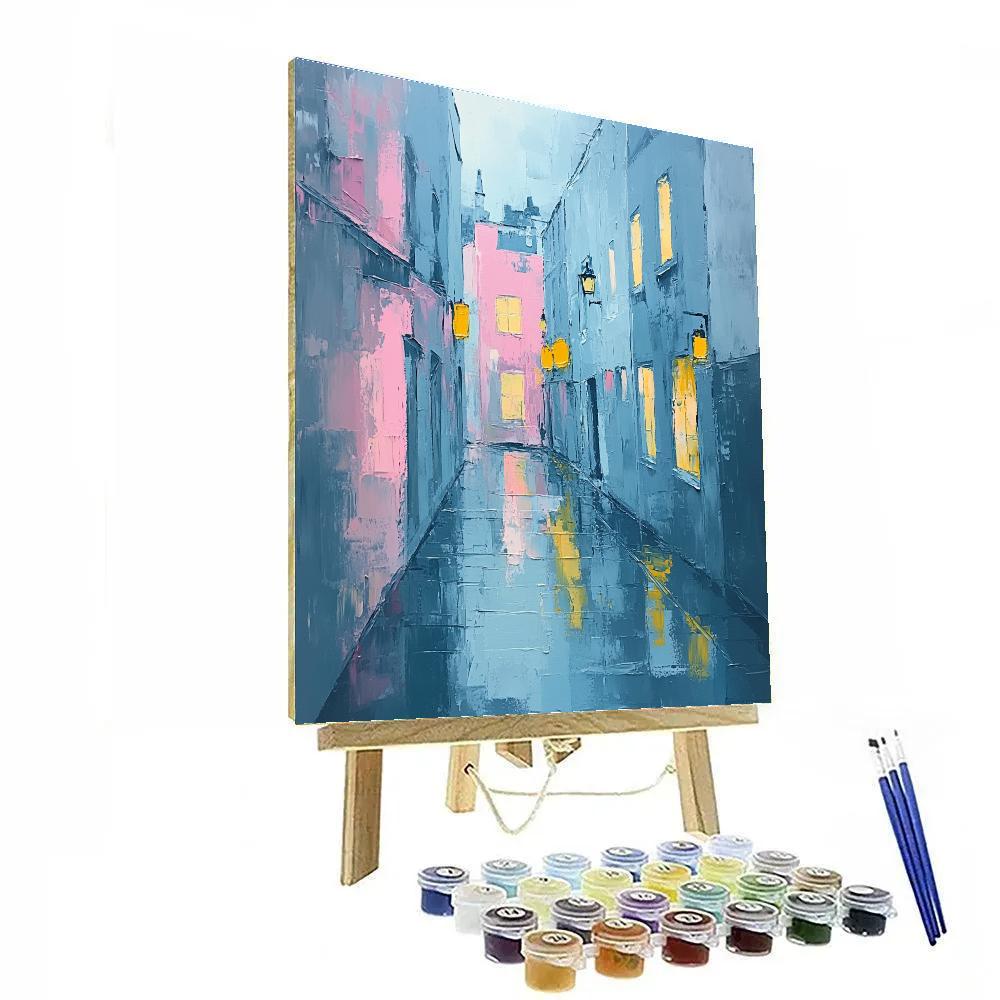 Claude Monet Inspired Rouen Light Study In Rain Paint by numbers art