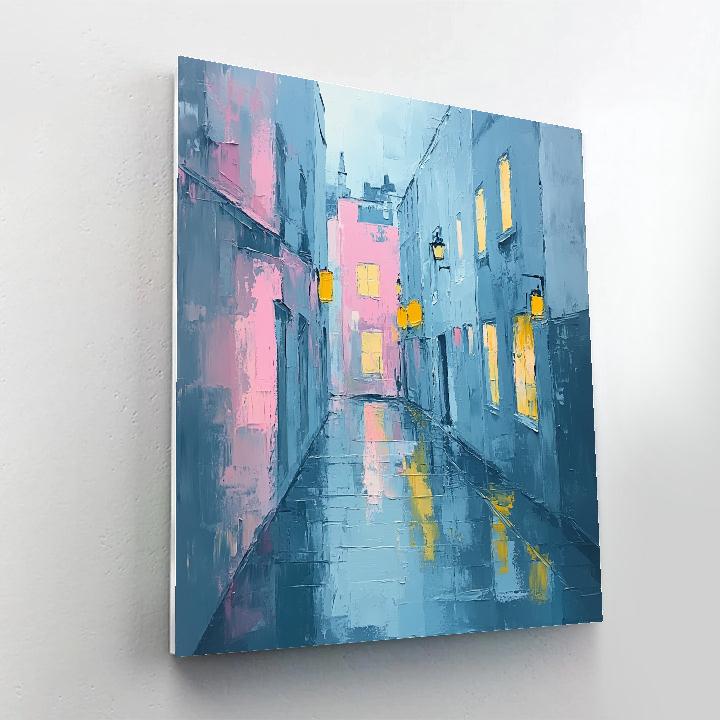 Claude Monet Inspired Rouen Light Study In Rain Paint by numbers art