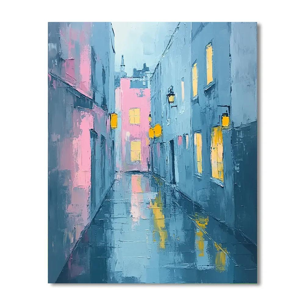 Claude Monet Inspired Rouen Light Study In Rain Paint by numbers art