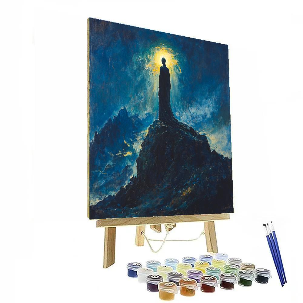 El Greco Inspired Mountain Prophet Paint by numbers art